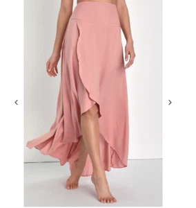 Lulus Ambrosio Mauve Pink High-Low Maxi Skirt for Women - Picture 1 of 11