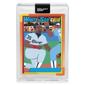 2020 TOPPS PROJECT 2020 #141 FRANK THOMAS - BY KEITH SHORE - Picture 1 of 2