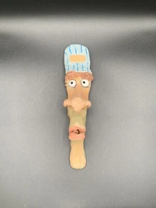 Polymer Clay Face Figurine Wall Hanger Handmade Signed - Picture 1 of 11