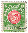 (I.B) New Zealand Postal : Postage Due 3d (SG D36)