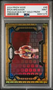 2024 Panini Prizm WWE Bron Breakker 4/5 Gold Pandora Premium Box Set #46 POP 1 - Picture 1 of 2