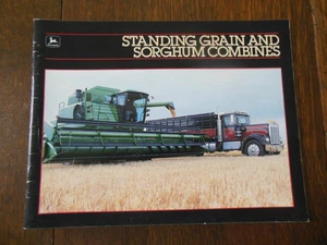 Vintage John Deere Standkorn und Sorghum Mähdrescher Prospekt - 1984 - Bild 1 von 11