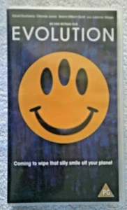 EVOLUTION COLLECTABLE VHS FILM PG  DAVID DUCHOVNY JULIANNE MOORE - Picture 1 of 2