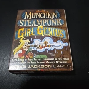 Munchkin Steampunk - Girl Genius Steve Jackson Games 1st Edition 1st Printing - Picture 1 of 6