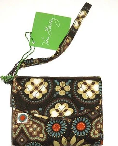Cartera Muñequera Vera Bradley Canyon Súper Inteligente Marrón Naranja Gris Teléfono Celular Nueva - Imagen 1 de 4