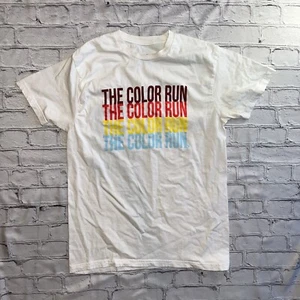 The Color Run T-Shirt Damen Medium Rennen Laufen Marathon 5K Jogging Sport - Bild 1 von 8