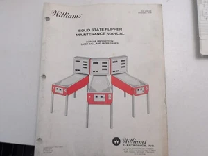 Williams: Solid State Flipper Maintenance Manual - Picture 1 of 3