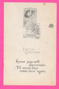 Saludos de Pascua - Publicado 1920 Steubenville OH - Postal - Imagen 1 de 2