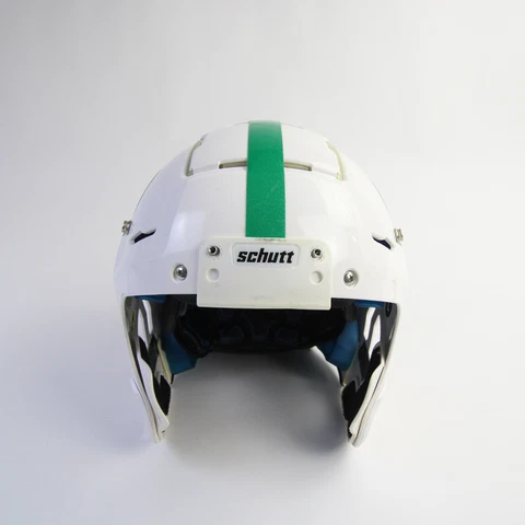 Oregon Ducks Schutt Helmet - Football Men's White/Green Used Cover