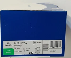 30 CONVATEC 421680 Natura + Closed Pouches with Filter 1-3/4" Flange EXP 2028 - Picture 1 of 5
