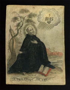 SANTINO PERGAMENA 1600 S.IGNAZIO DI LOYOLA - Imagen 1 de 1