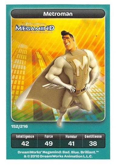 Carte Carrefour Dreamworks - Megamind - Metroman N°152