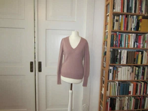 INCENTIVE Kaschmir-Pullover S Altrosa-Rosenholz 100% Cashmere NEU Designer-Pulli - Bild 1 von 4