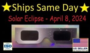 Solar Eclipse Glasses - ISO 12312-2 & CE Cert Safe - USA Free Shipping MULTIPACK