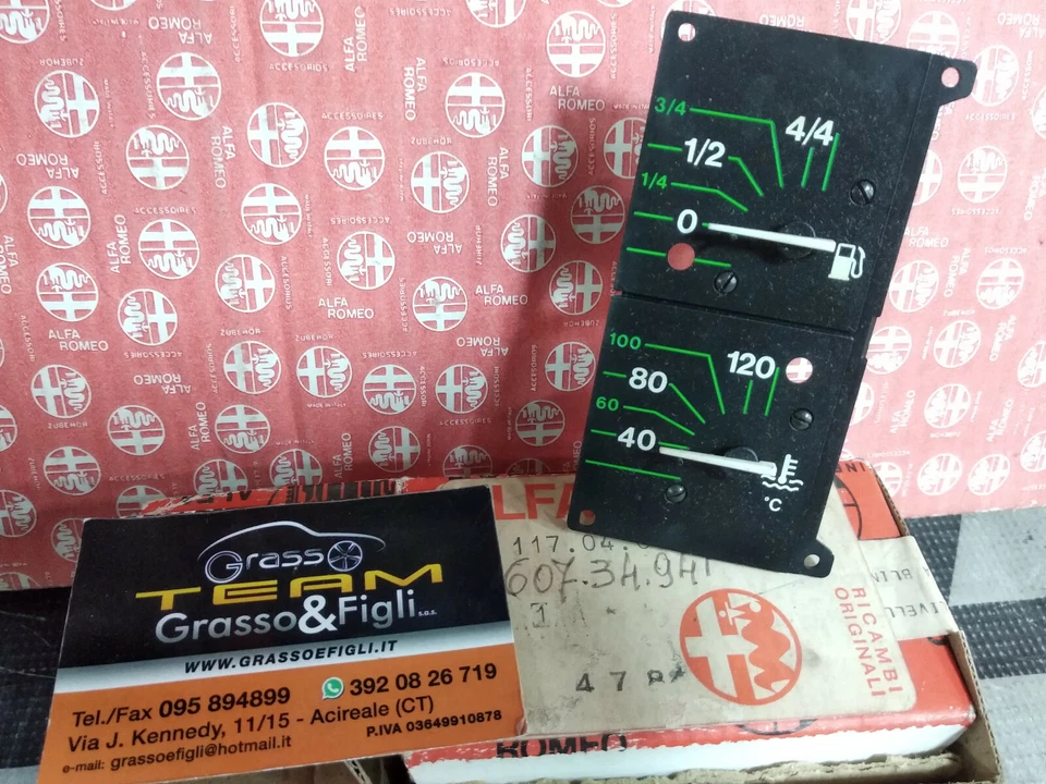 Strumentazione contachilometri ALFA ROMEO Km/h 70196.0-1 60749433 Reset lungo