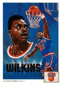 ✺Nuovo✺ 1991 NEW YORK KNICKS NBA Card GERALD WILKINS Mazzo Superiore - Foto 1 di 3