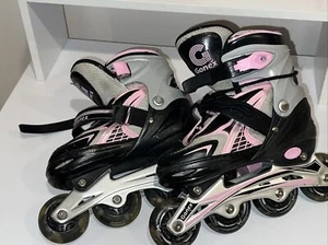 Gonex Pink Girls Adjustable Inline Skates Roller Blades Women’s Size 1-4. - Picture 1 of 3
