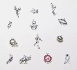 Cionondoli Alabama Calcio Crimson Tide Mini Ornamenti Miniatura Decorazioni Metallo - Foto 1 di 6
