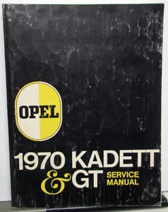 1970 Opel Kadett and GT Service Shop Repair Manual Dealer Original - Picture 1 of 6