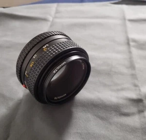 Vintage Minolta lense MD 50mm 1:1.7 Japan ø 49mm - Japan made - Picture 1 of 7