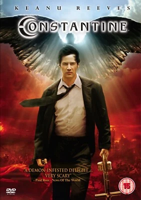 Constantine (DVD-2005) Region 2. Keanu Reeves."A DEMON-INFESTED DELIGHT...SCARY" - Image 1 of 4