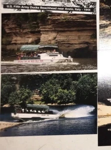 Lot x 9 Post Cards, Wisconsin Dells Ducks, Unposted - Picture 1 of 8