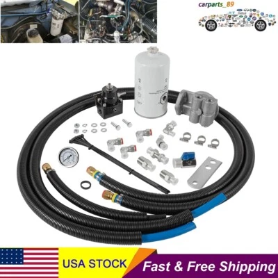 For Ford 7.3L Powerstroke Fuel Filter Bowl Regulated Return Kit OBS For Ford  - Image 1 of 4