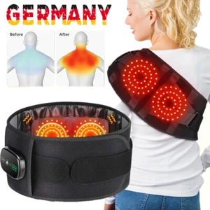 Rückenwärmer Wärmekissen Taille Massagegerät Heizgürtel Rücken Bauch Elektrisch - Bild 1 von 18