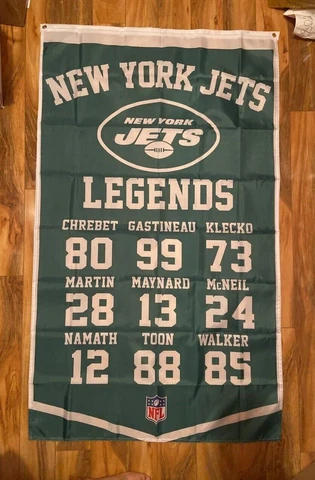 New York Jets Legends 3x5 ft Flag NFL American Football Team Champions Banner Cover