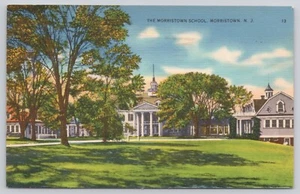 Postcard Morristown school, Morristown, New Jersey - Picture 1 of 2
