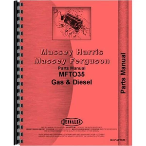 Tractor Parts Manual Fits Massey Ferguson TO35 - Picture 1 of 5