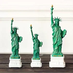 Freiheitsstatue Statue of Liberty grün New York Figur Skulptur Amerika USA - Bild 1 von 37