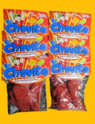 6 - Chavito Mango con Chile Extra Picoso 3 oz 85 g - Rebanadas de mango cubiertas con especias Foto 1 de 4
