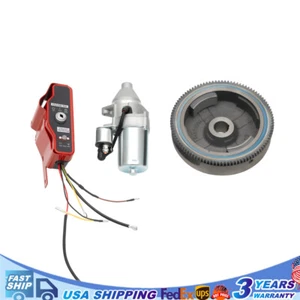 Kit de volante de arranque eléctrico para Honda GX390 13 HP motor de arranque con engranaje de anillo EE. UU. - Imagen 1 de 10