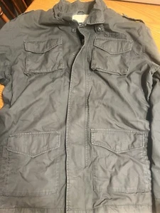 RVCA Green Military Style Full Zip Field Coat Jacket/ Adult XXL - Picture 1 of 6