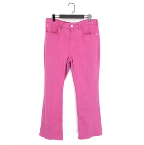 Pilcro Anthropologie Pink Cropped Flare Stretch Jeans - size W36 L28 - Picture 1 of 9