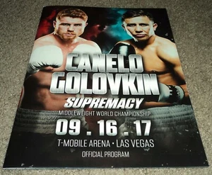 Saul Canelo Alvarez vs Gennady GGG Golovkin Boxprogramm + Kampfblatt 9/16/17 - Bild 1 von 4