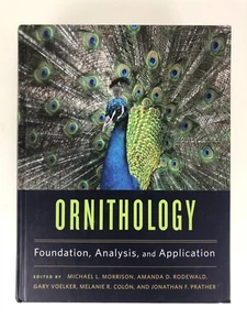 Ornithology Foundation, Analysis, and Application by Amanda Rodewald 2018 HC VG - Imagen 1 de 5