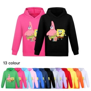 Kapuzenpullover Patrick Star SpongeBob Hoodie T-Shirt Sweetshirt Kinder Langarm - Bild 1 von 32