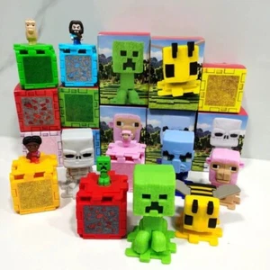 Juego completo de 10 juguetes Happy Meal de la película Minecraft 2025 sin caja de comida - Imagen 1 de 8