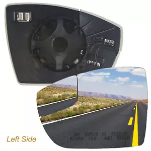 Left Driver Side Heated Wide Angle White Mirror Glass For 2012-2018 Ford Focus - Bild 1 von 10