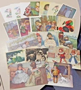 CARTOLINE BAMBINI n° 20 F.P., 12 NON V.G. ANNI '10 AI '40 ALCUNE FIRMATE-380 - Foto 1 di 2