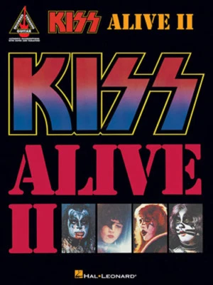 KISS GUITAR TAB / TABLATURE / ***BRAND NEW*** / KISS ALIVE II / KISS SONGBOOK - Image 1 of 3