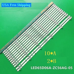 LED strips For RCA RTU6549 RTRQ6522-US ELEMENT E4AA65R 30365006013 30365006014 - Picture 1 of 7