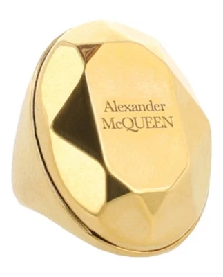 Alexander McQueen Womens Faceted Stone Ring - Image 1 of 2