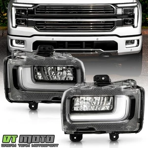 For 2024 2025 2026 Ford F150 LED DRL Bumper Fog Lights Driving Lamps w/ Switch - Picture 1 of 8