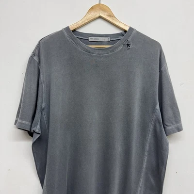 Camiseta Nigel Cabourn Utility Cuello Redondo Gris Manga Corta Prenda Teñida XL  Foto 1 de 4