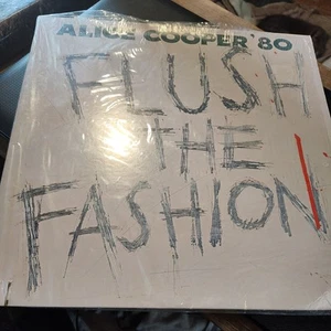Alice Cooper Flush the Fashion Vintage Vinyl Lp 1980 Warner Bros. BSK 3436 - Picture 1 of 5