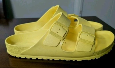 Sandalias BIRKENSTOCK Arizona Essentials EVA Talla 40 Zapatilla Palomitas Amarillo Talla 9 Foto 1 de 4