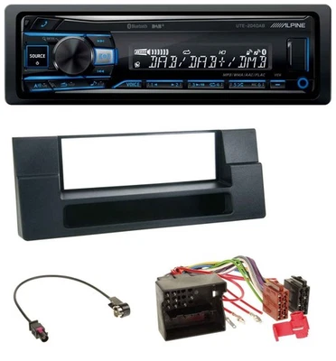 Alpine USB Bluetooth DAB MP3 Autoradio für BMW X5 E53 5er E39 Quadlock Ablagefac - Bild 1 von 4